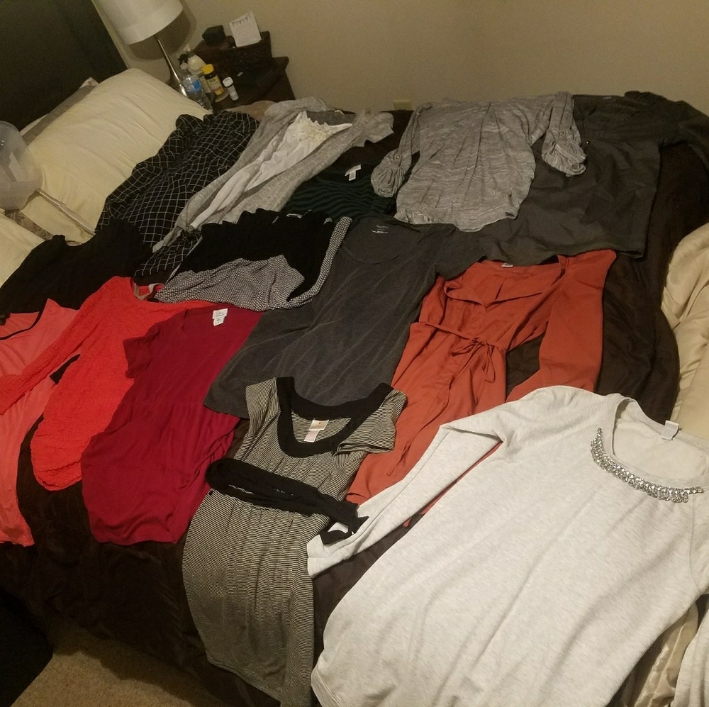 Maternity blouses 14 small tops shirts pregnancy